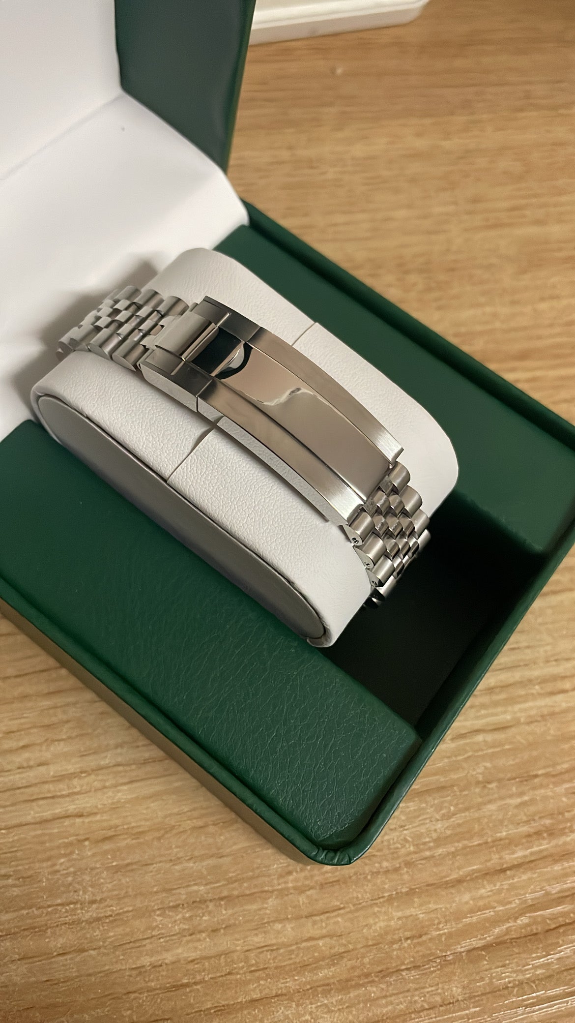 Seiko mod - Olive arabic dial Jubilee bracelet