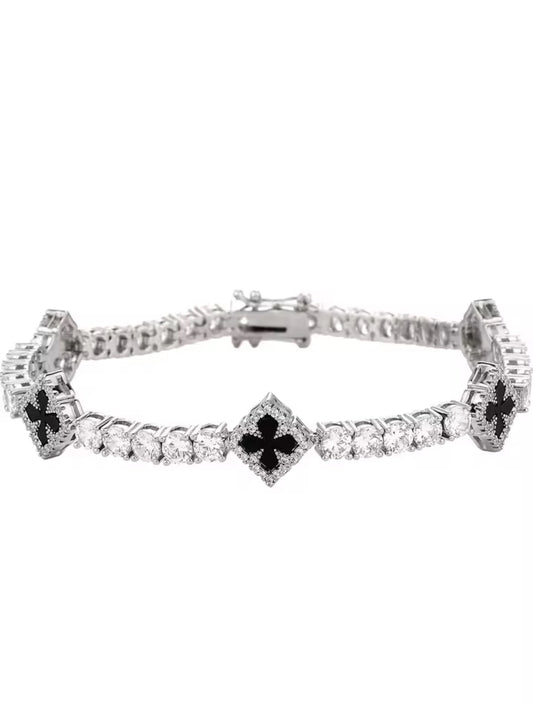 Tennis Cross Bracelet