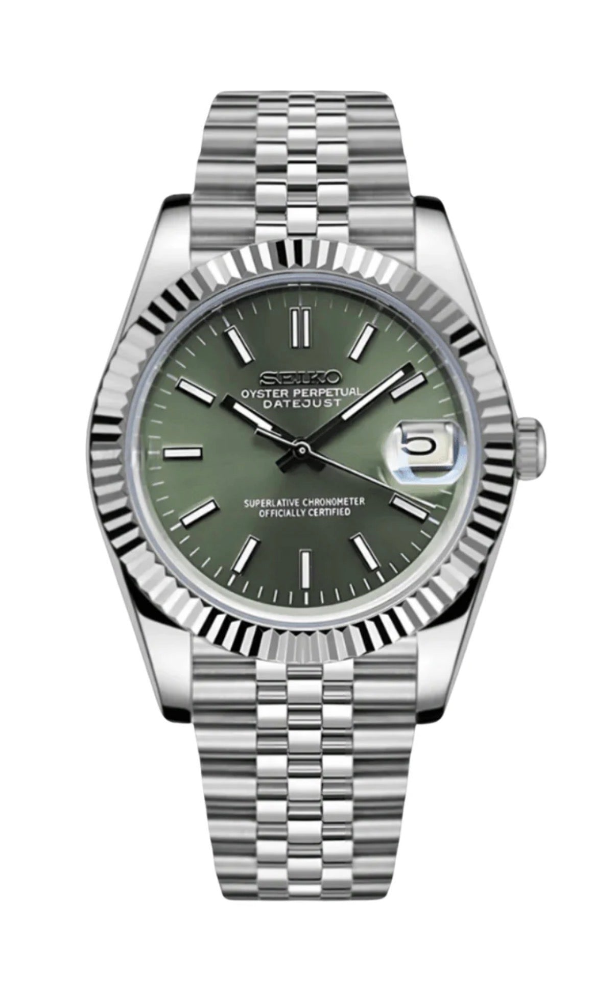 Seiko mod - Olive jubilee