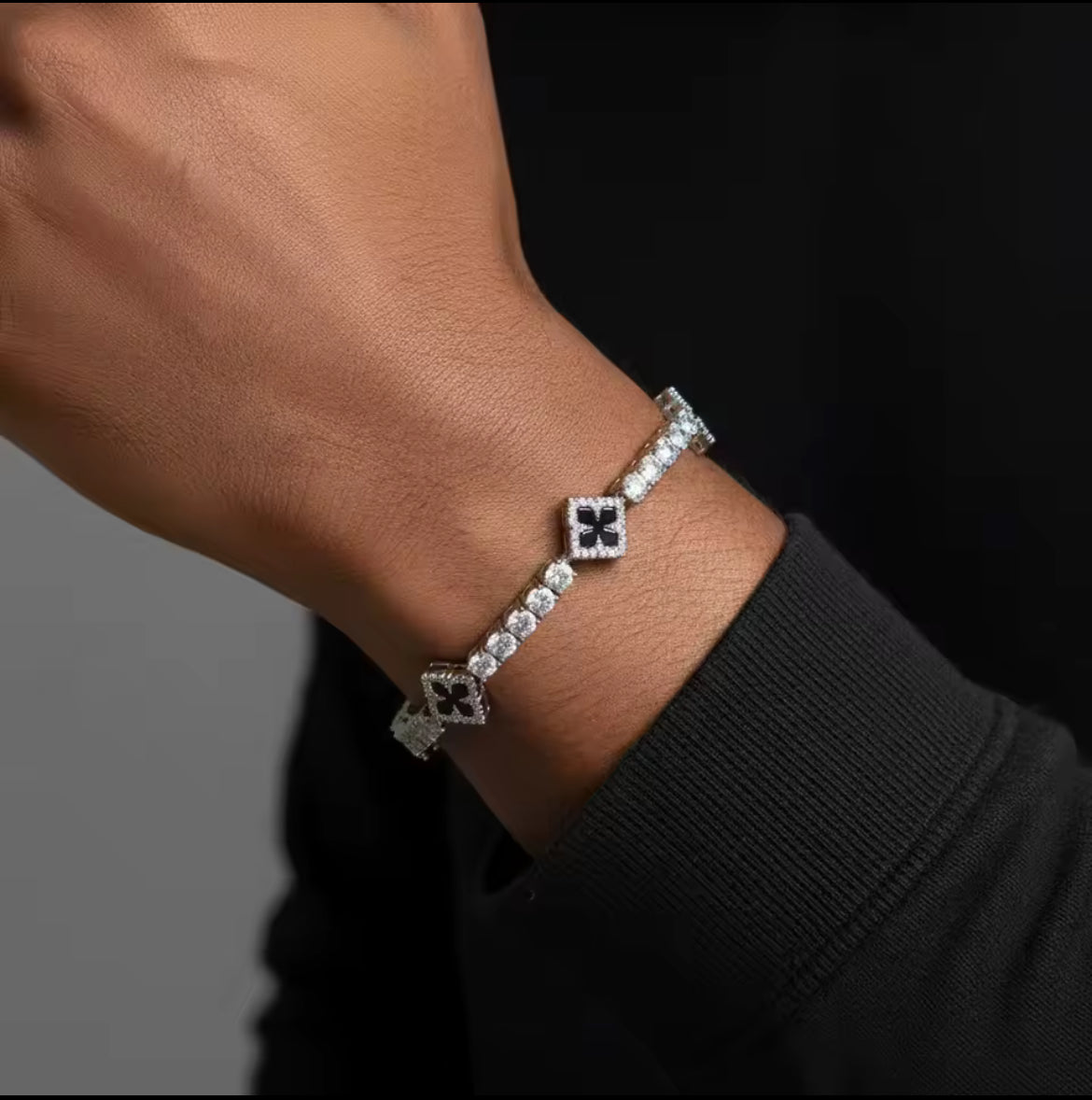Tennis Cross Bracelet