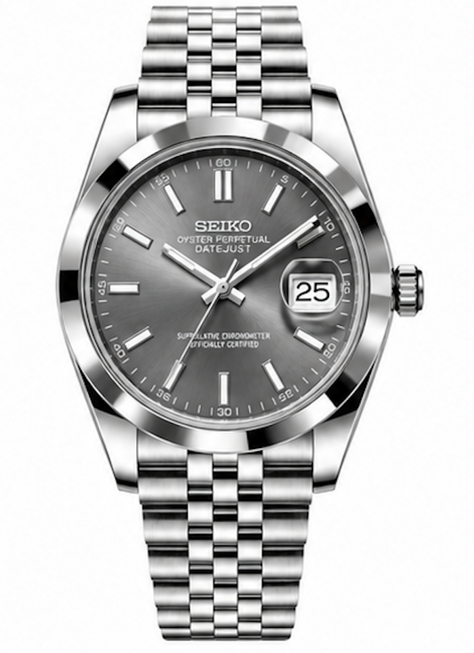Seiko mod - smoke grey dial